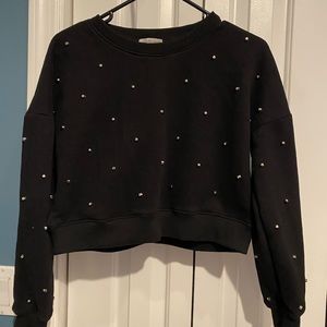 Charlotte Russe Cropped Sweatshirt Small